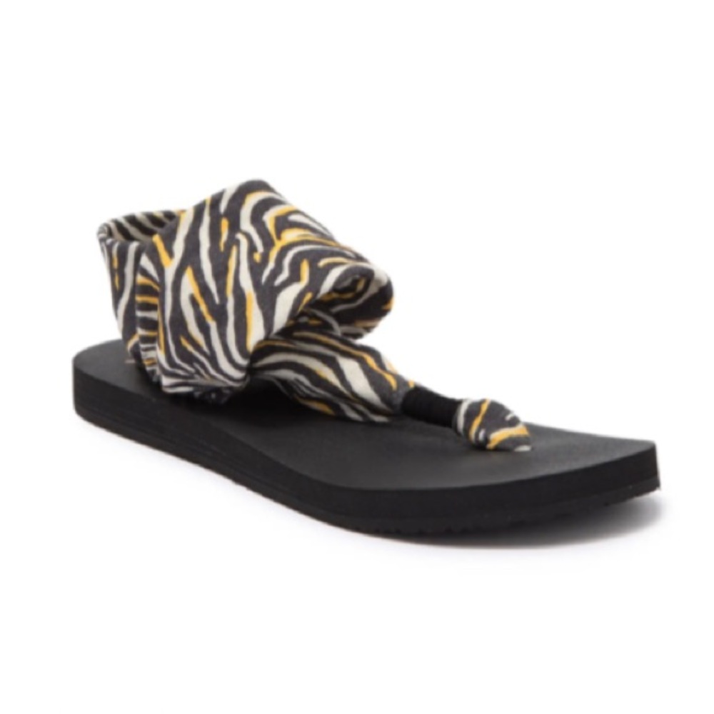 Sanuk Tiger Stripe Slingback Sandal NWT
TIGER, Size 7 M